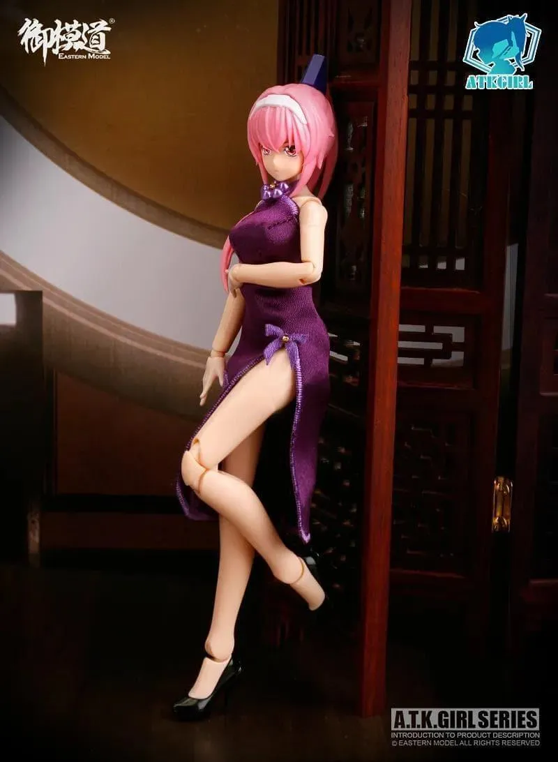 1:12 ATK Girl Chipao Cheongsam Costume Set