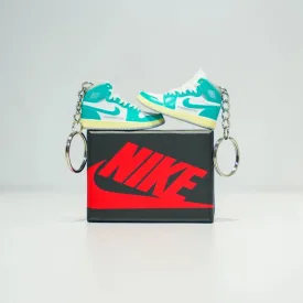 3D Sneaker Keychain With Box - Turbo Green