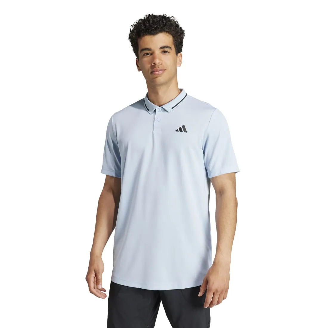 Adidas Club Tennis Piqu  Men's Polo Shirt BLUE