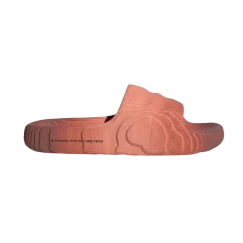 Adidas Men's Adilette 22 Slides - Wonder Clay / Wild Sepia / Core Black