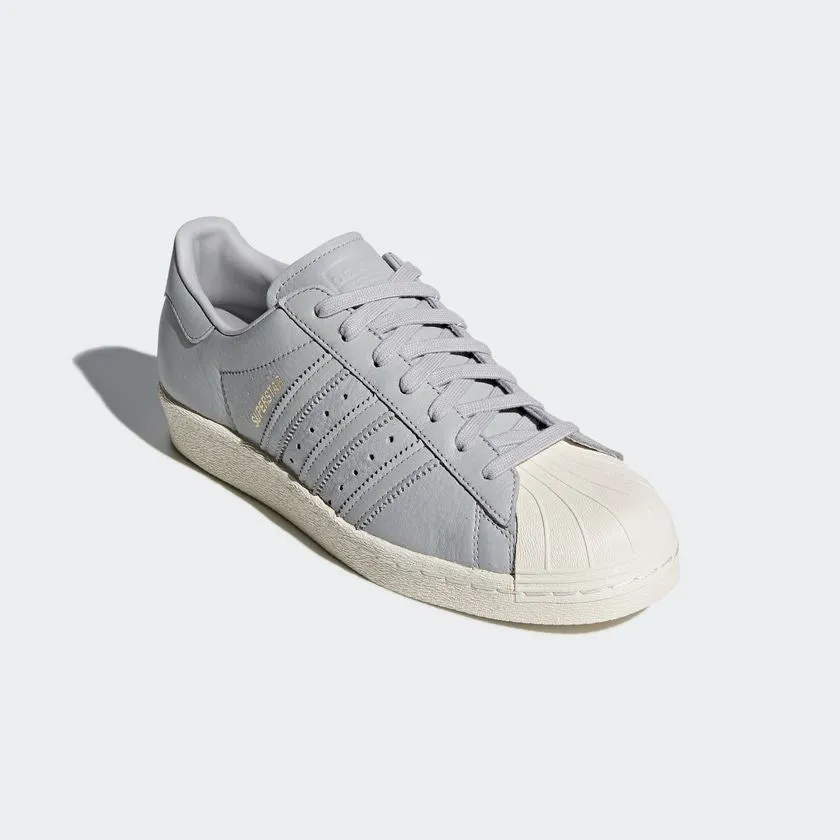 Adidas Superstar 80s Shoes - Grey / Red / Blue