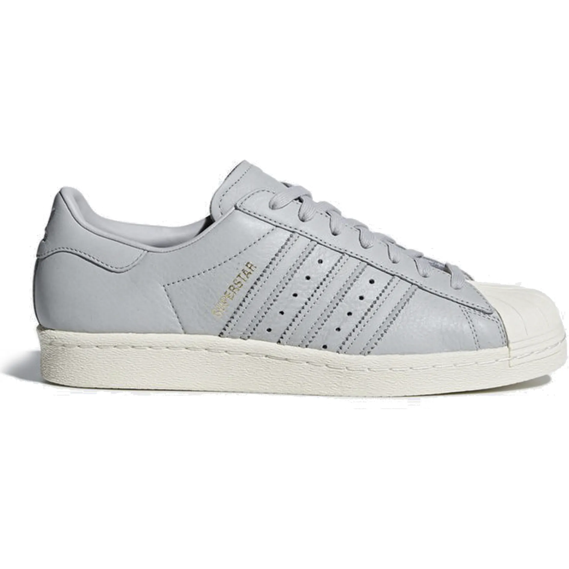 Adidas Superstar 80s Shoes - Grey / Red / Blue