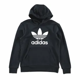 ADIDAS TREFOIL HOODIE YOUTH - BLACK