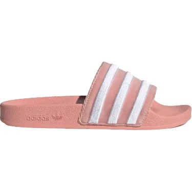 Adidas Women's Adilette Slides - Wonder Mauve / Cloud White