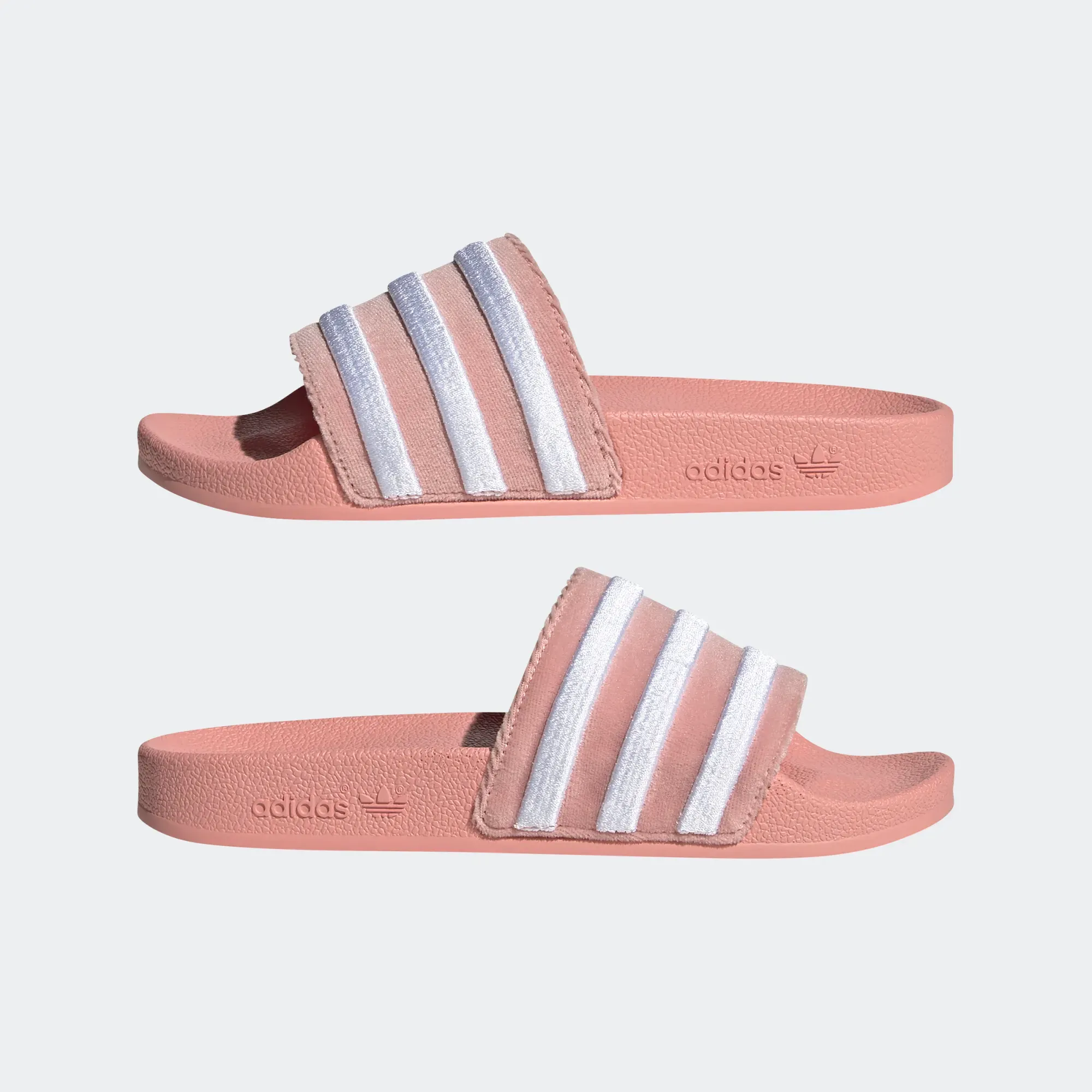 Adidas Women's Adilette Slides - Wonder Mauve / Cloud White