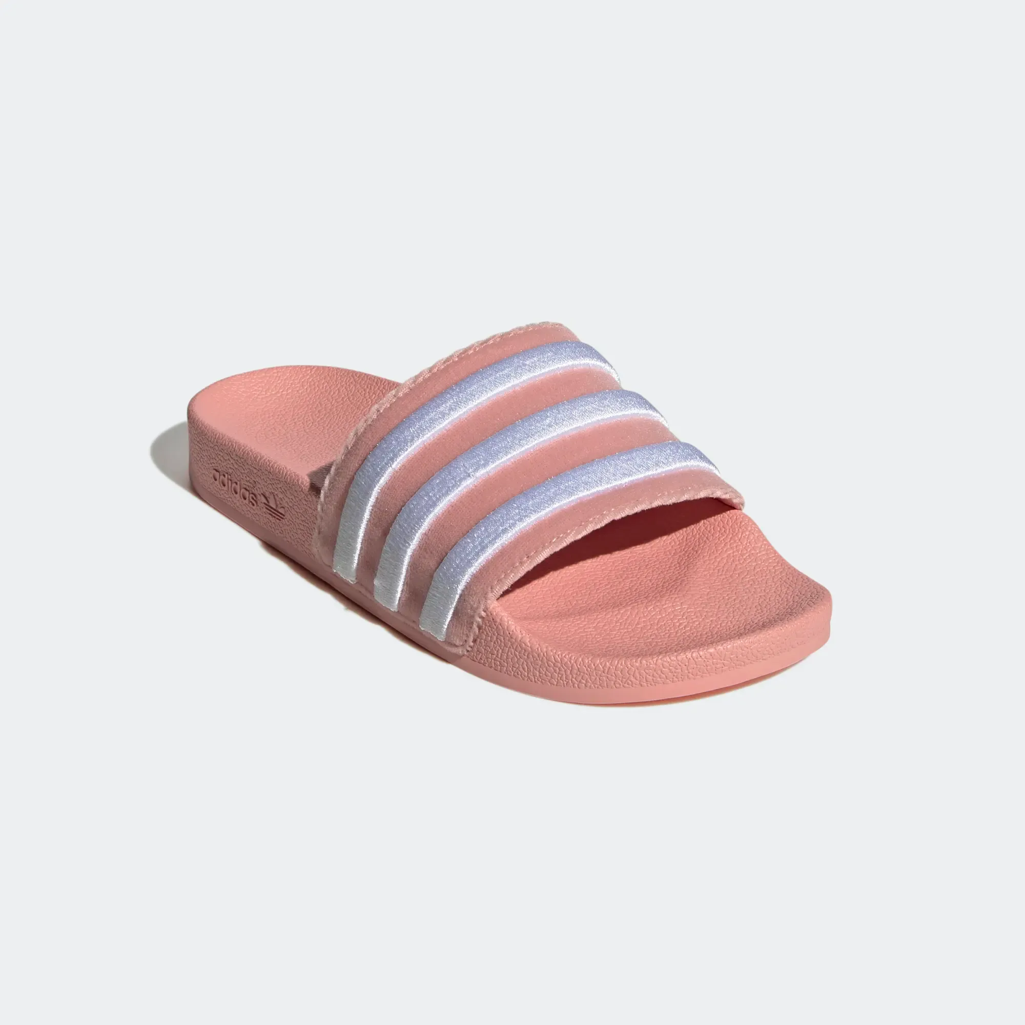 Adidas Women's Adilette Slides - Wonder Mauve / Cloud White