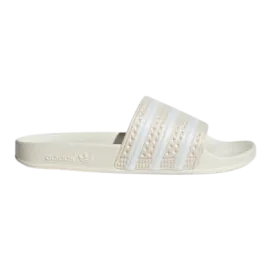 Adidas Women's Adilette Slides - Wonder White / Cloud White / Off White