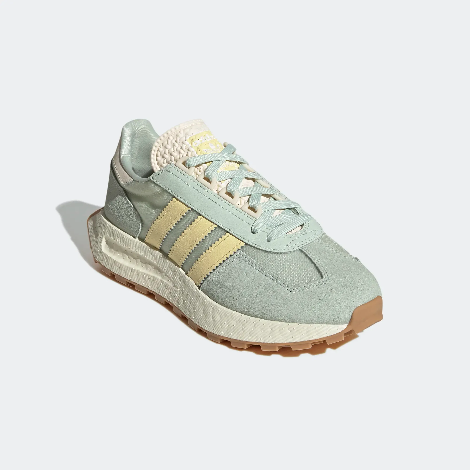 Adidas Women's Retropy E5 Shoes - Linen Green / Almost Yellow / Ecru Tint