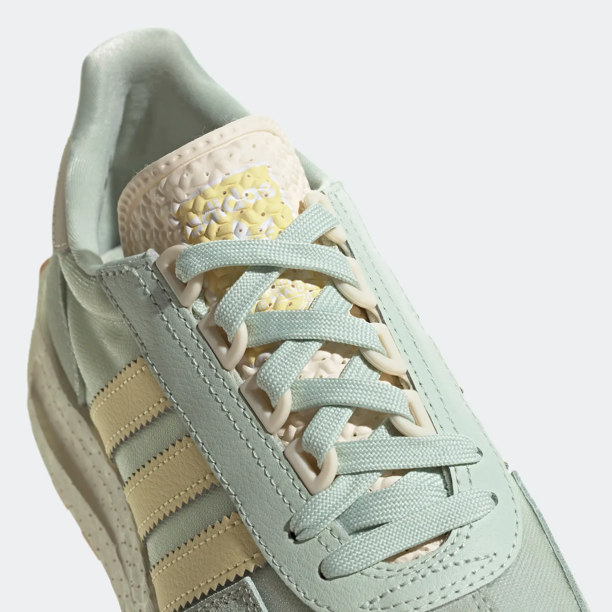 Adidas Women's Retropy E5 Shoes - Linen Green / Almost Yellow / Ecru Tint