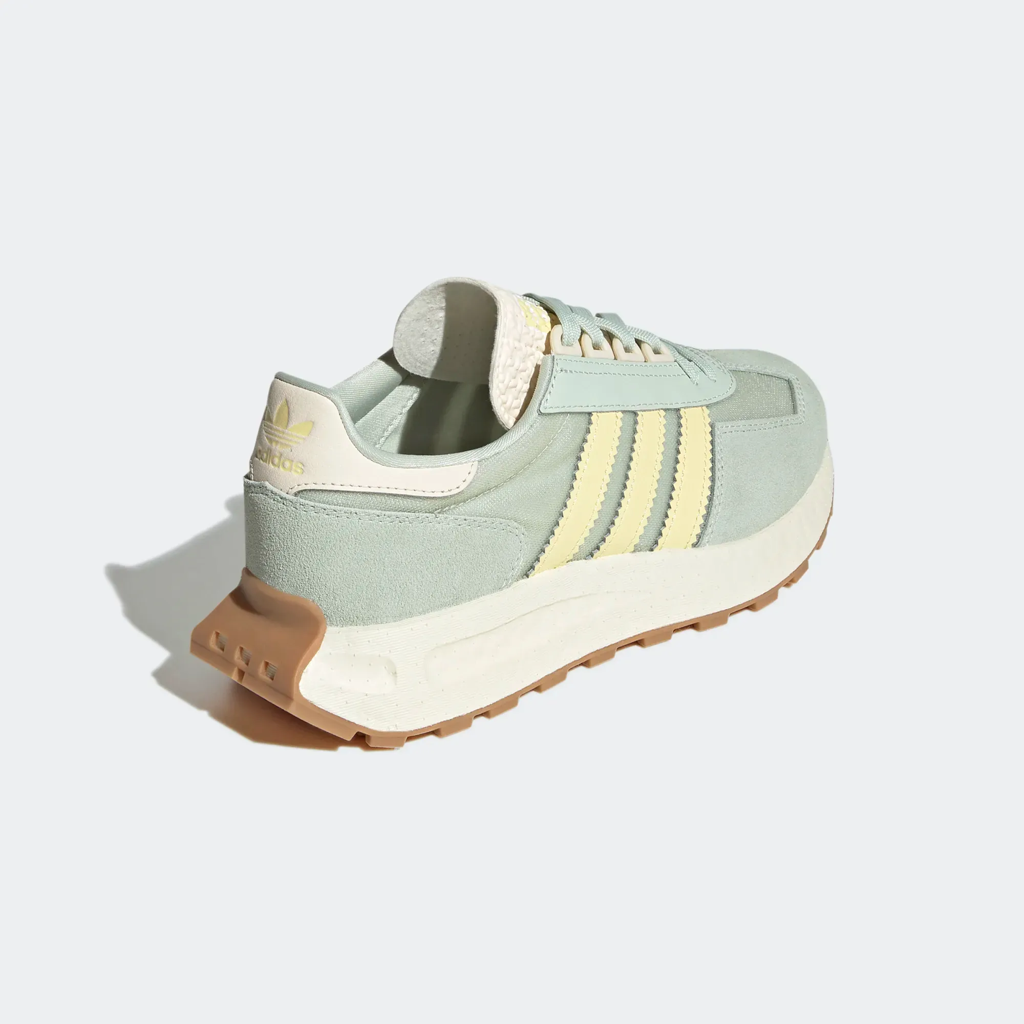 Adidas Women's Retropy E5 Shoes - Linen Green / Almost Yellow / Ecru Tint