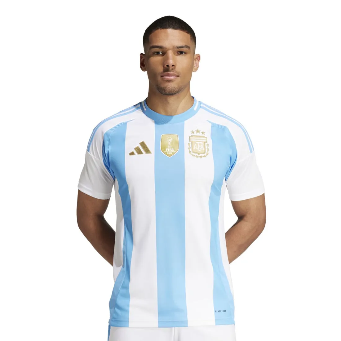 Argentina 24 Home Adidas Men's Jersey White