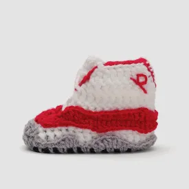 Baby Crochet IB-11 Cherry (Soft felt non-slip bottom & Shoe Box)