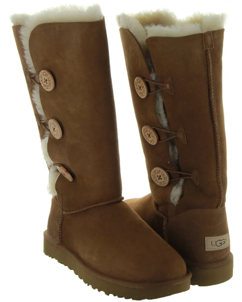 Bailey Button Triplet II in Chestnut by UGG