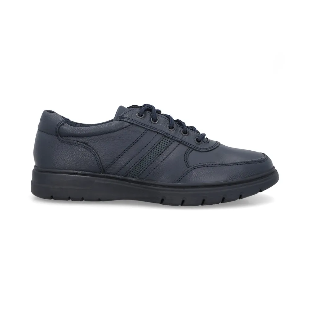 Dark Blue Camp Lace-up Sneakers