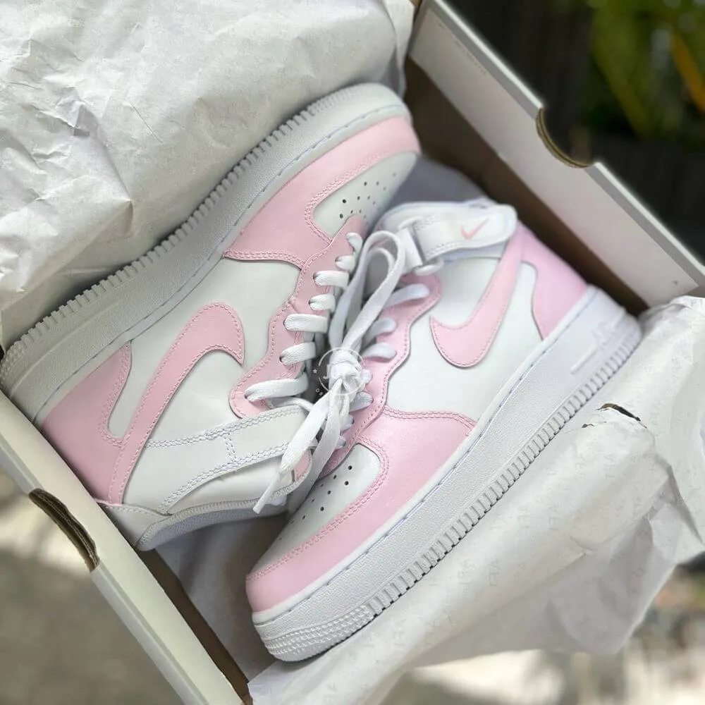 Final Sale-Bubble Gum Custom Air Force 1