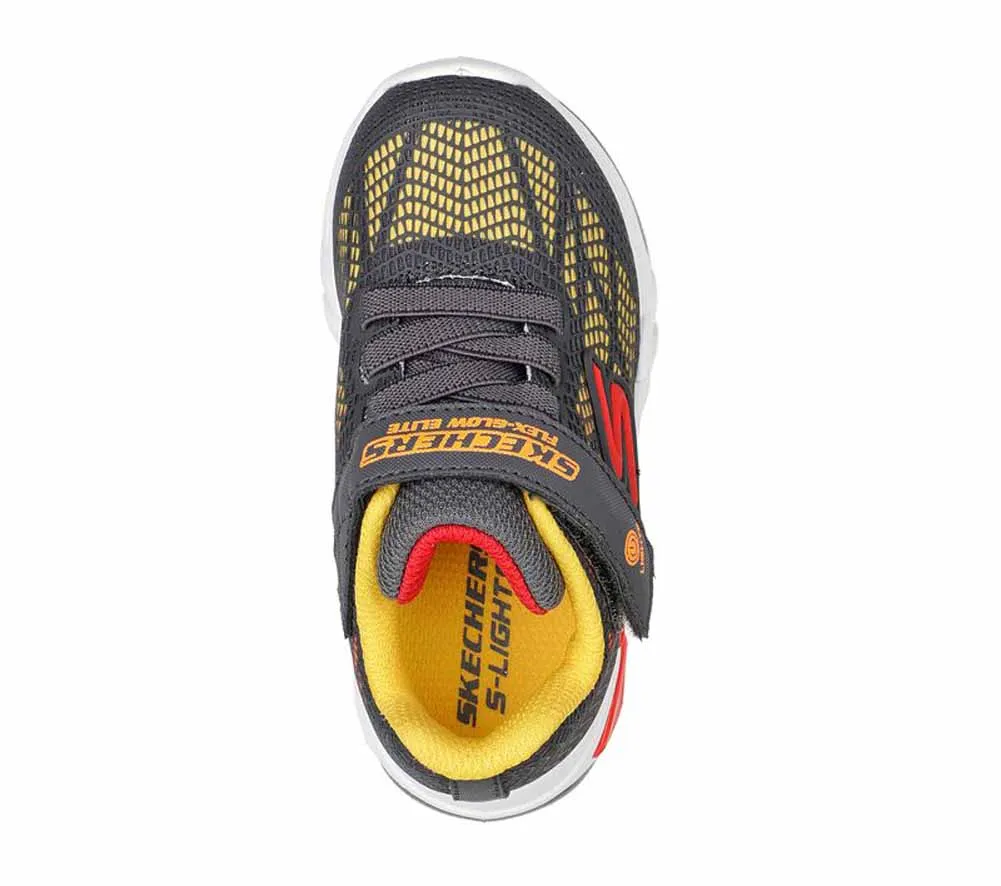 Flex Glow Elite in Charcoal Multi by Skechers