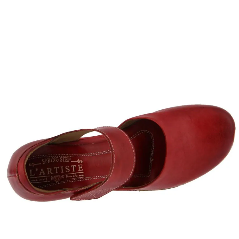 Gloss in Red Leather by L'Artiste