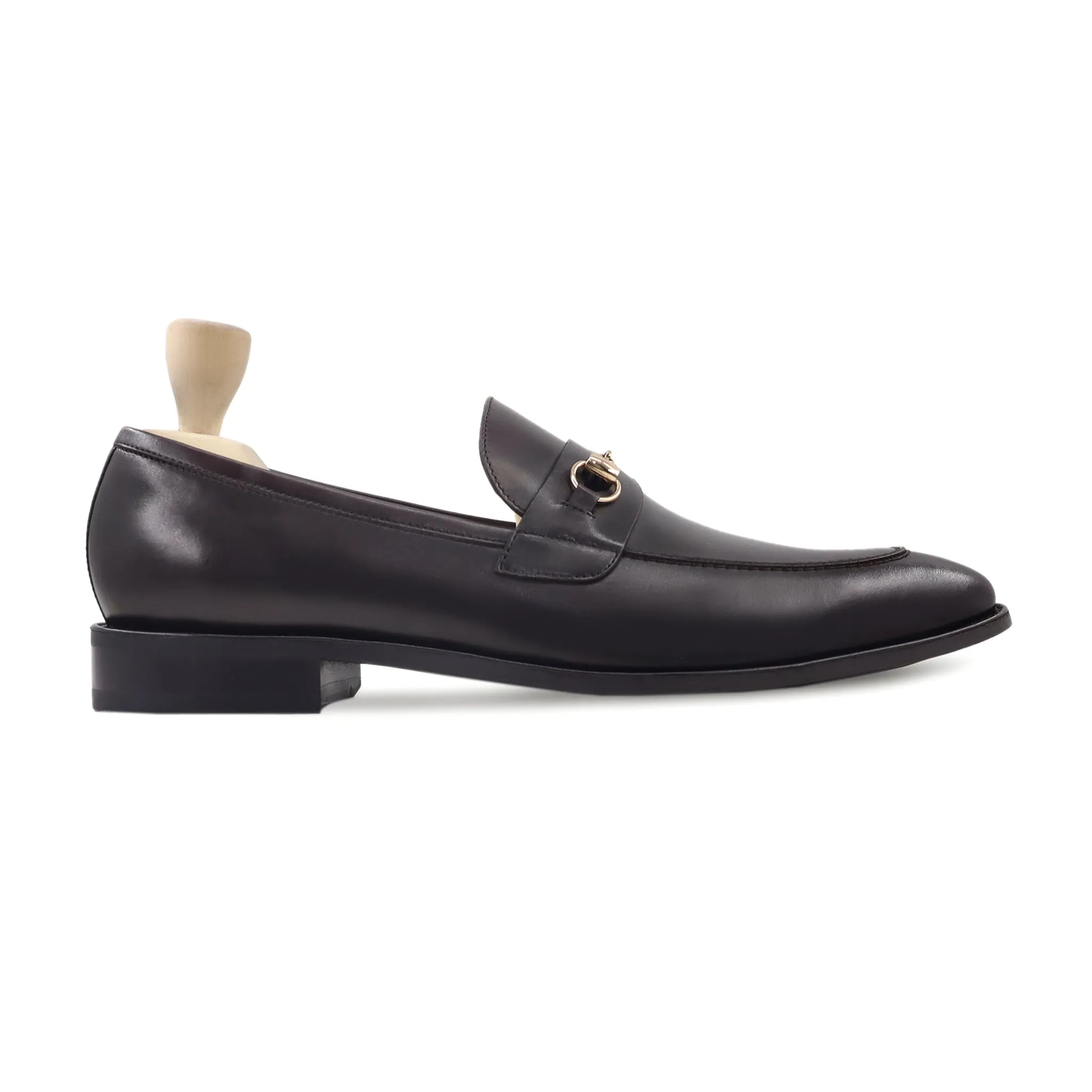 James - Men's Dark Brown Calf Leather Loafer