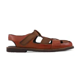 Keltin - Men's Tan Calf Leather Sandal