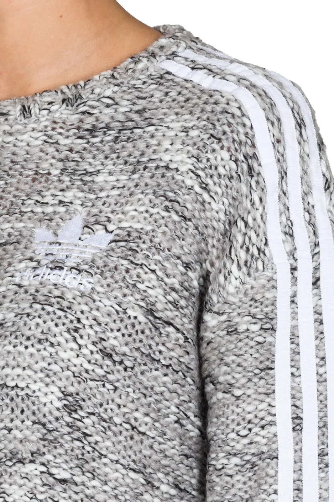 Knit 3-Stripes Sweatshirt