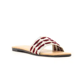 Maroon Casual Slipper CL1222