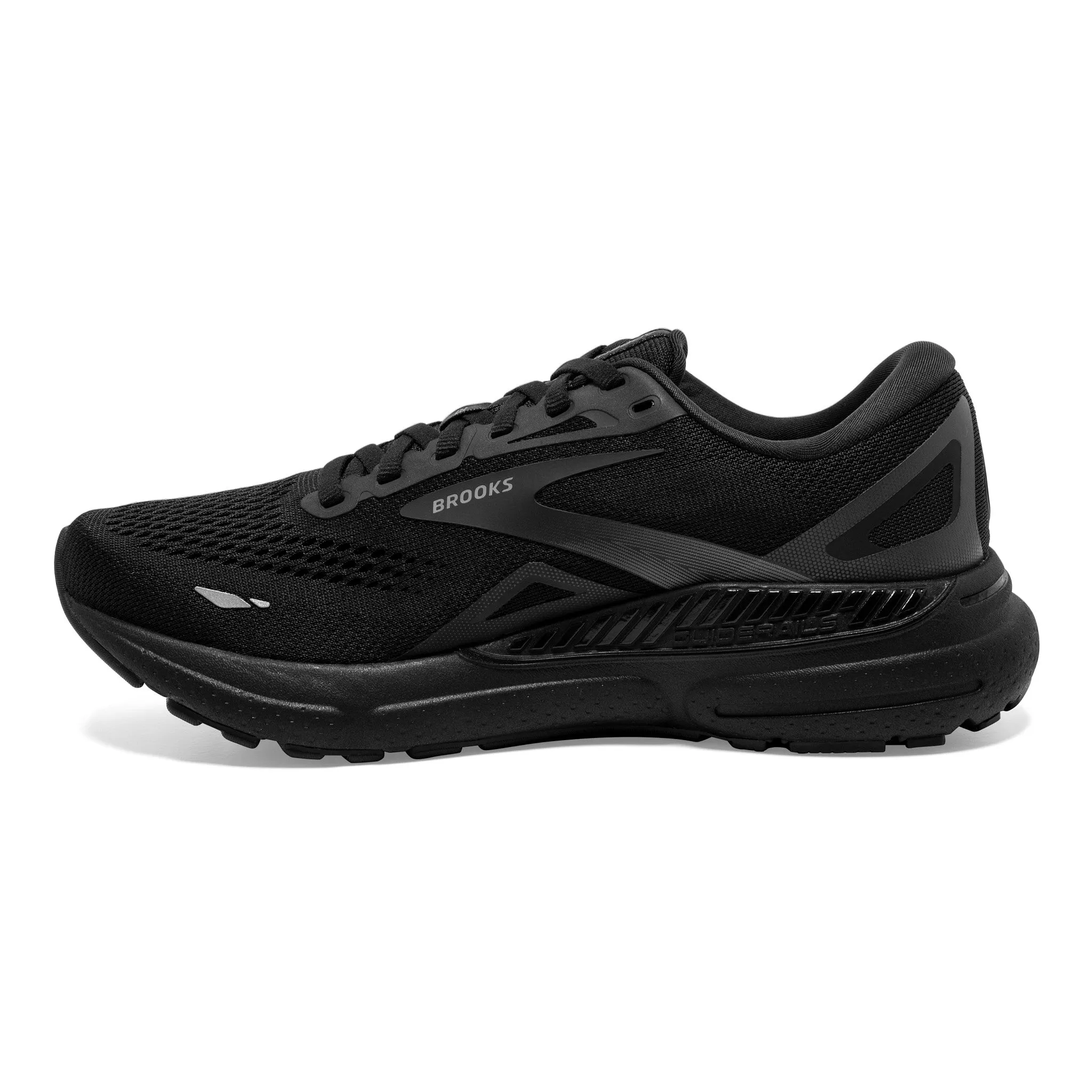 Men's Brooks Adrenaline GTS 23 Running Shoe in Black/Black/Ebony