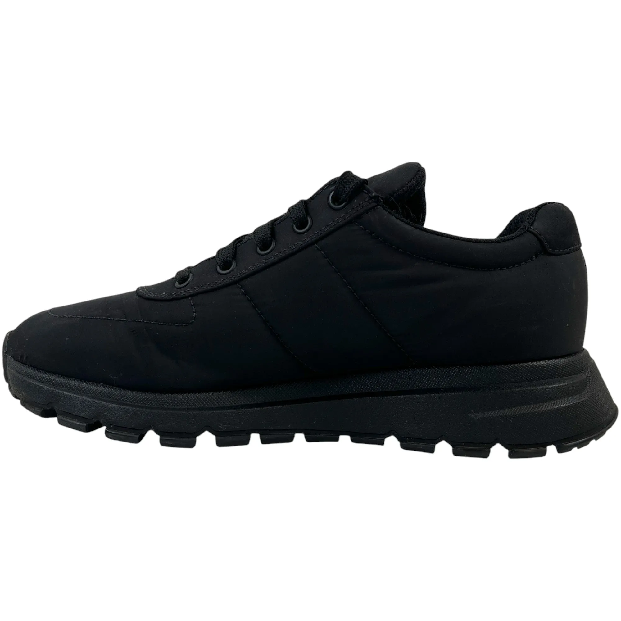 Men's Logo Low Trainers Black Size EU 40.5 / UK 6.5