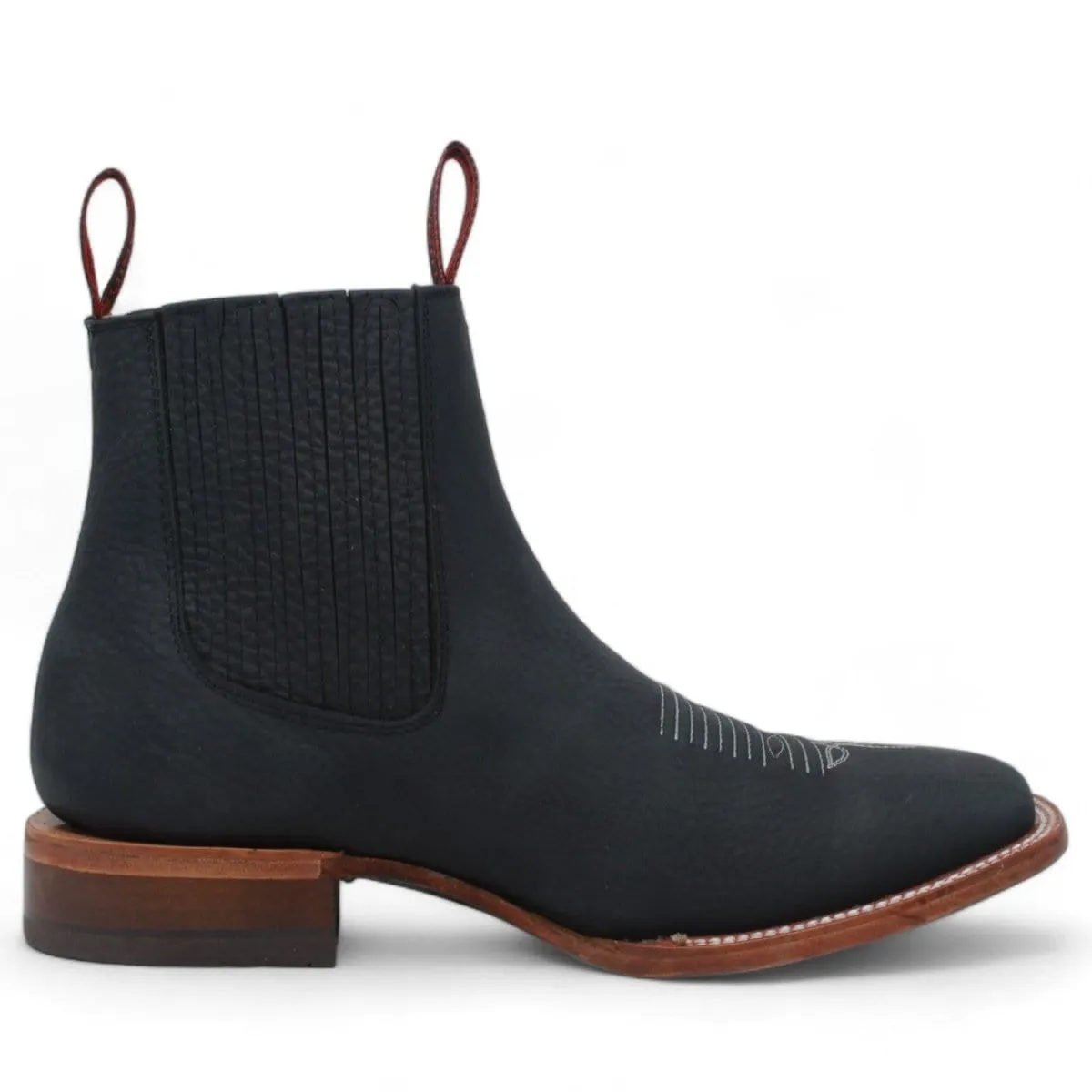 Men's Quincy Wide Square Toe Ankle Boot Q82B2705