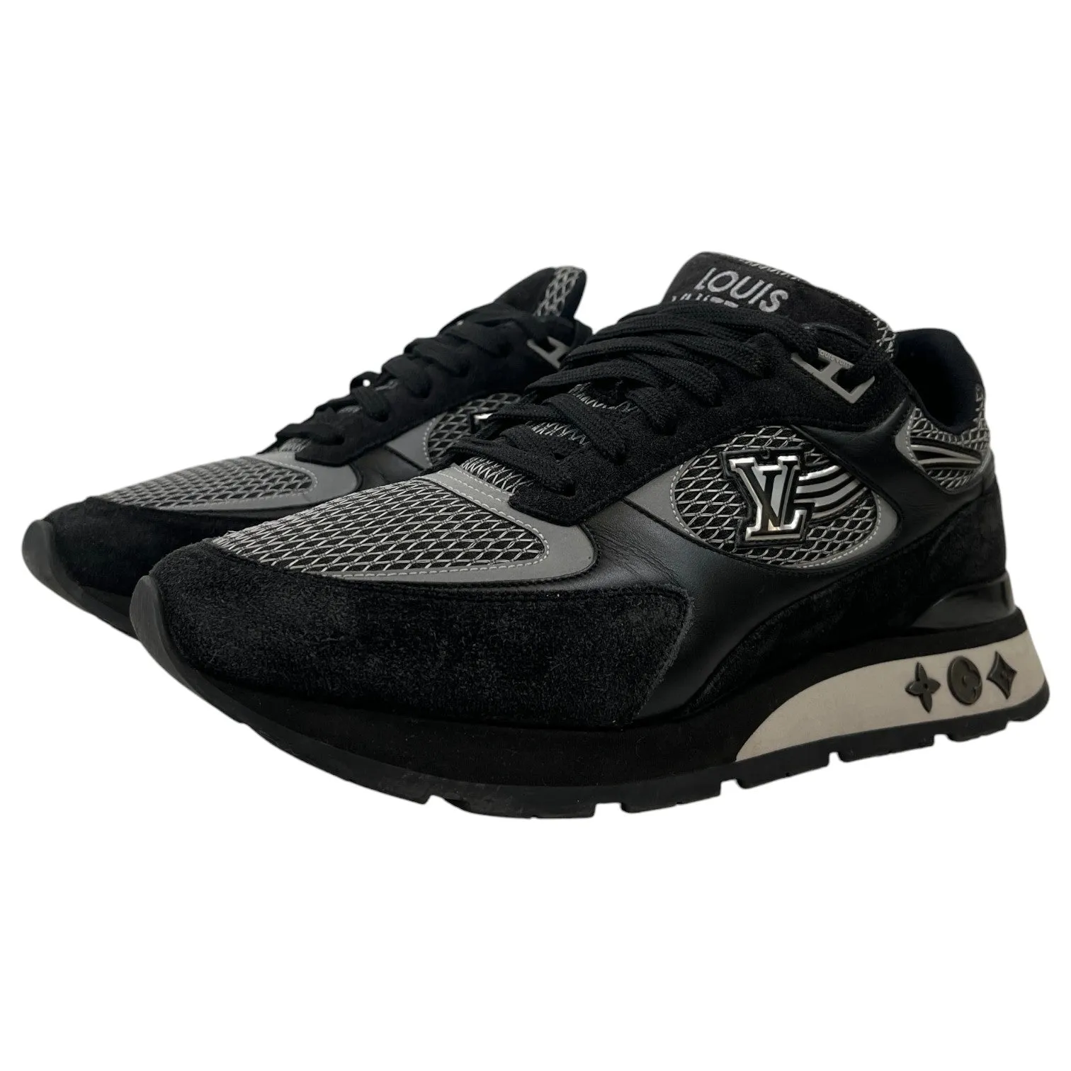 Men's Run Away Low Trainers Black Size EU 40 / UK 6