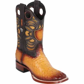 Men's Wild West Caiman Hornback Ranch Toe Boot 28240201