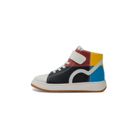 Mondrian Anti-slip Kids Black High-top Sneakers