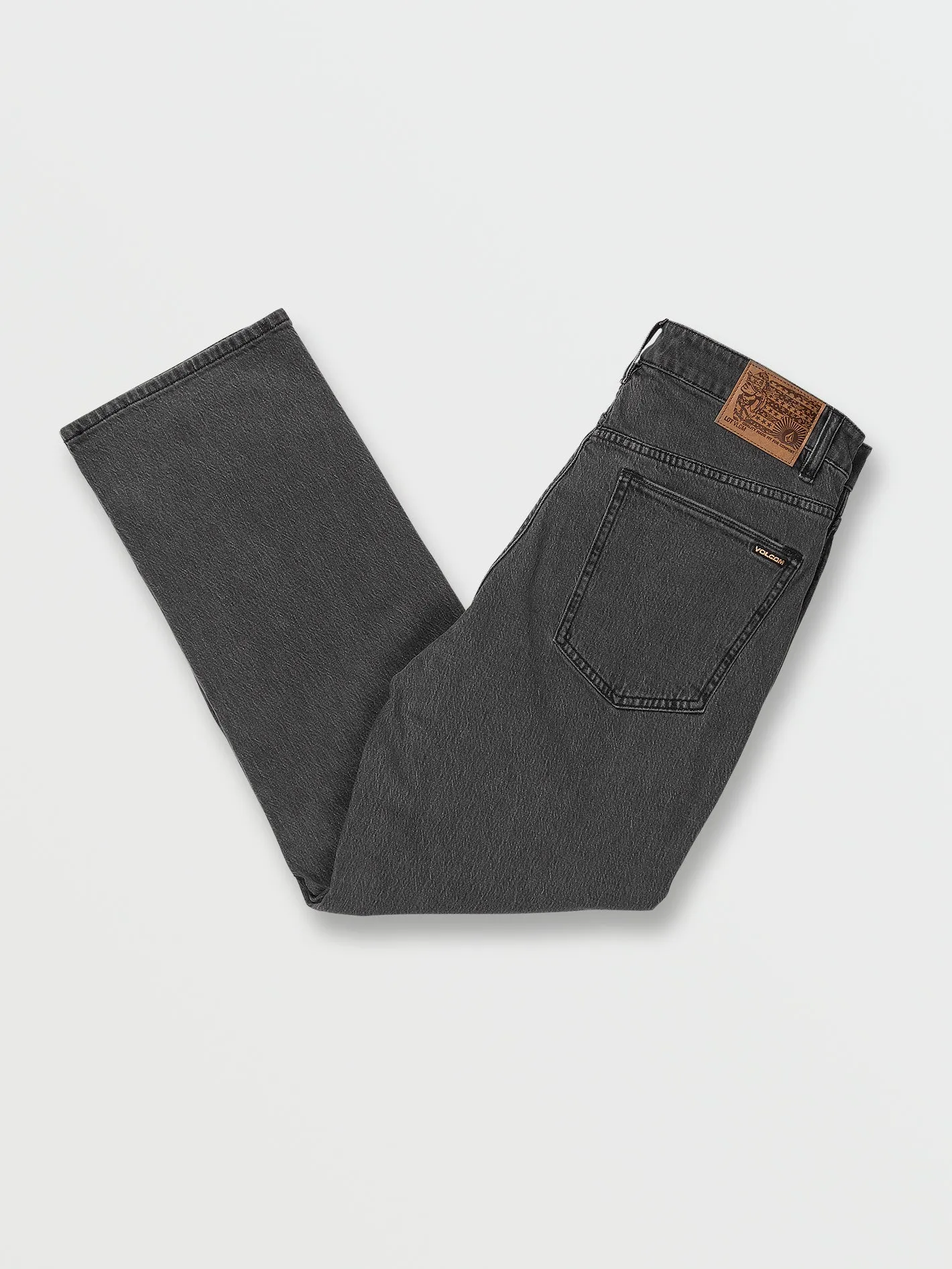 Nailer Relaxed Tapered Fit Jeans - Stoney Black