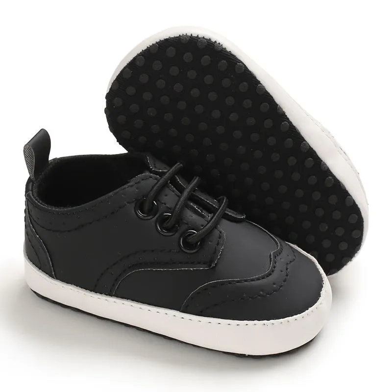 New Fashion Autumn/Winter 0-1 Year Old Boys Medium High Top Casual Shoes Soft Sole Walking Shoes