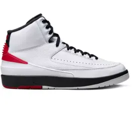 Nike Men's Jordan Retro 2 Shoes - White / Varsity Red / Black