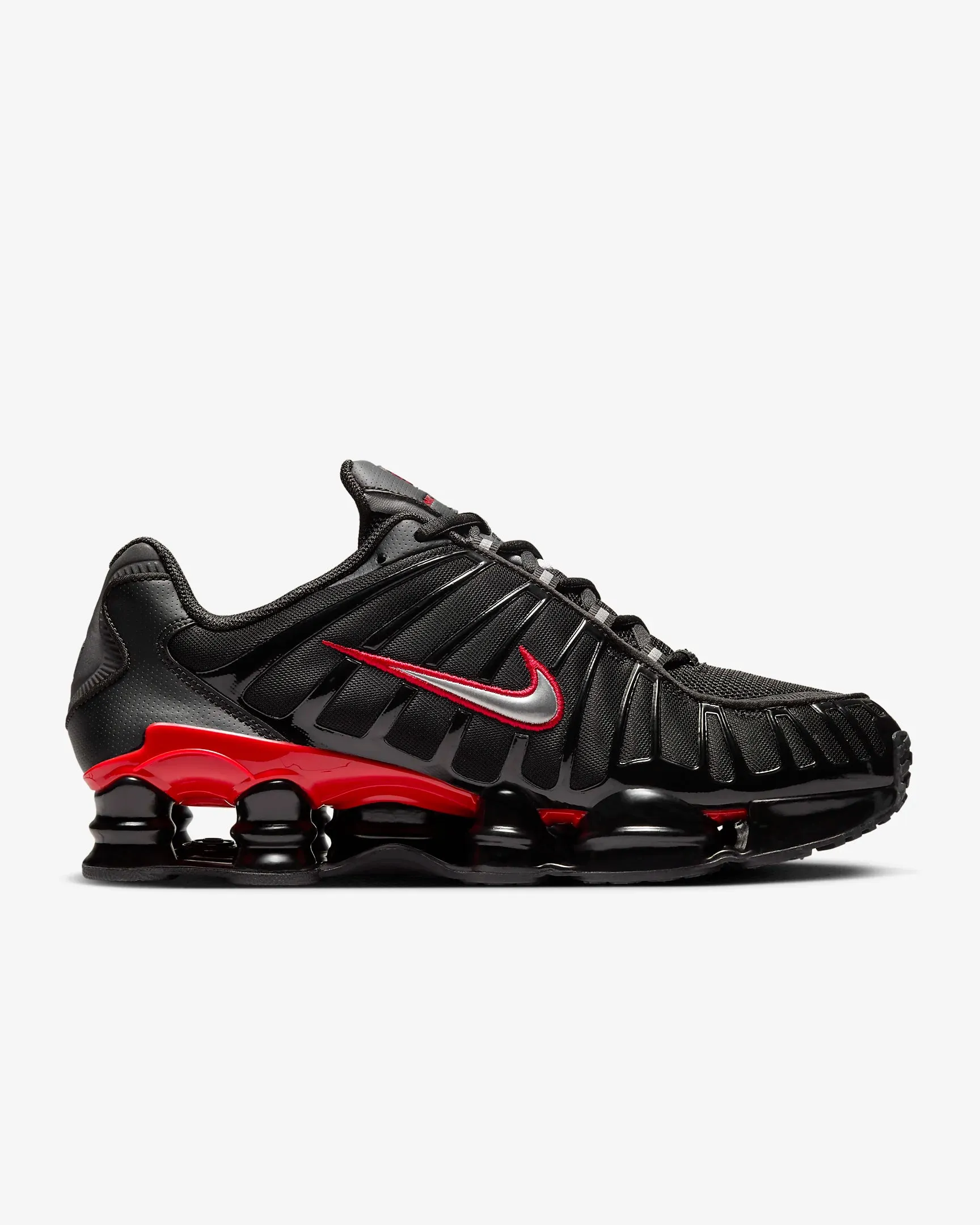 Mens Nike Shox TL Sneakers - Sleek Black/Chrome Style (CN0151-003)