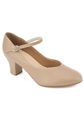 ON SALE Charlene Character Shoe - 2" Heel (Tan)