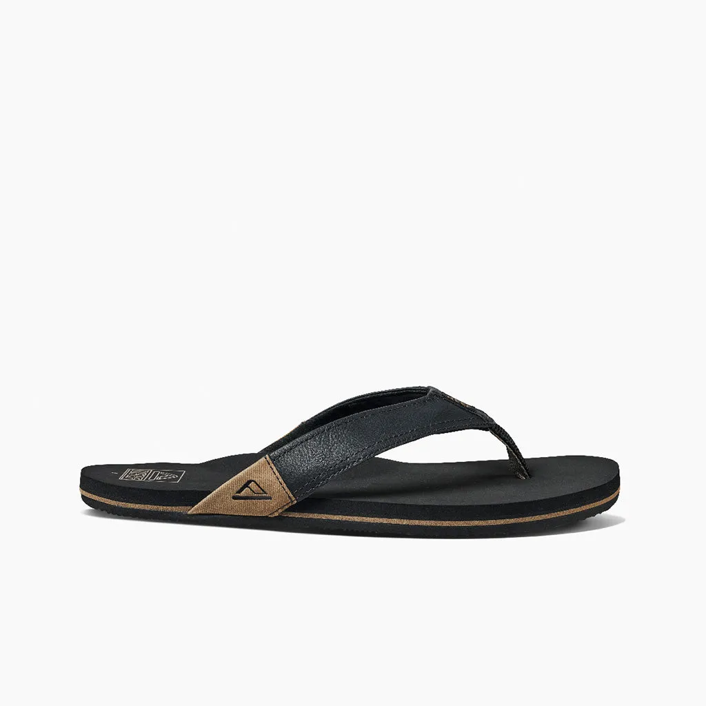 Reef Mens Newport Sandals - Black