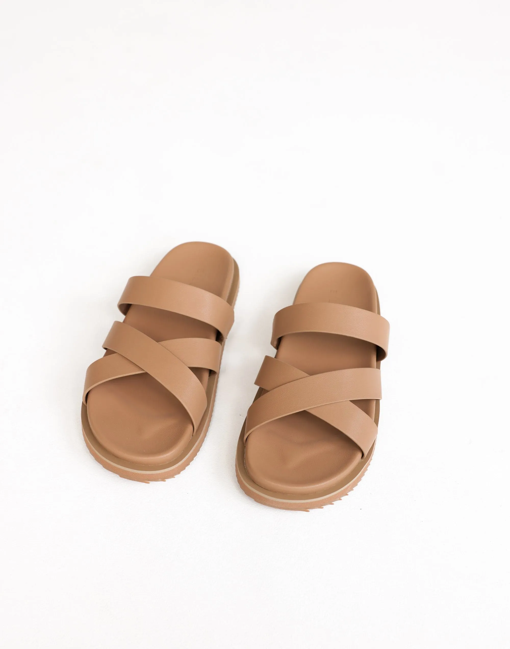 Teddi Slides (Dark Sand) - By Billini