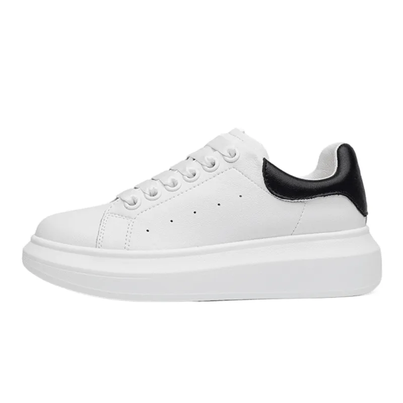 Women's White Platform Sneakers