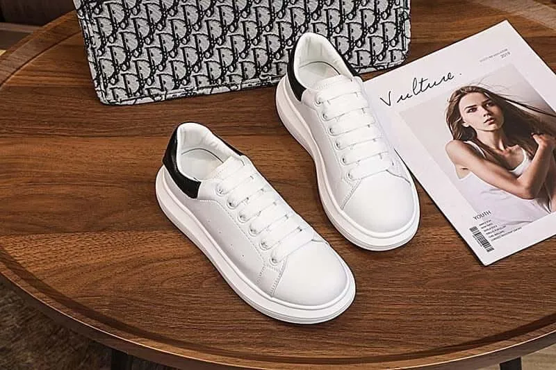 Women's White Platform Sneakers